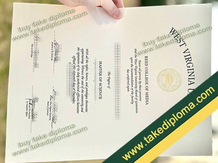 West Virginia University diploma, West Virginia University fake degree, West Virginia University certificate