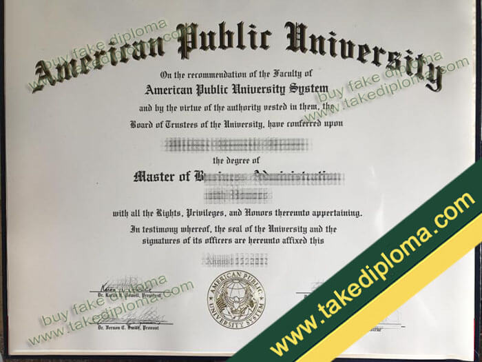 American Public University diploma American Public University diploma How Long to Buy American Public University Fake Diploma Degree?