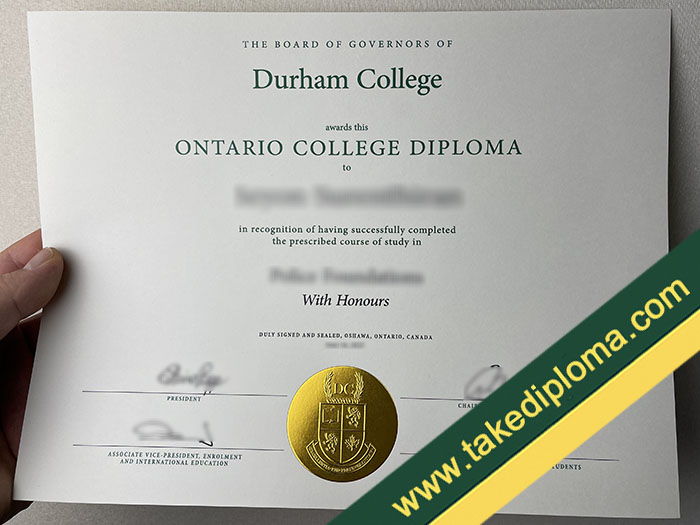 Durham College diploma, Durham College fake degree, Durham College certificate