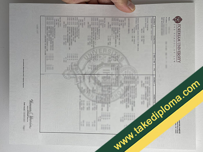 Fordham University fake transcript, Fordham University fake diploma, Fordham University degree