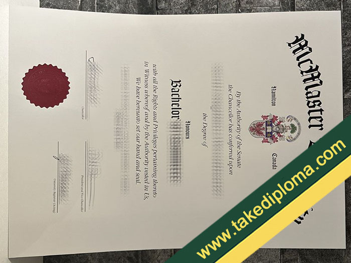 McMaster University diploma, McMaster University fake degree, McMaster University certificate