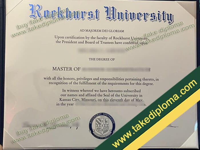Rockhurst University diploma, Rockhurst University fake degree, Rockhurst University certificate