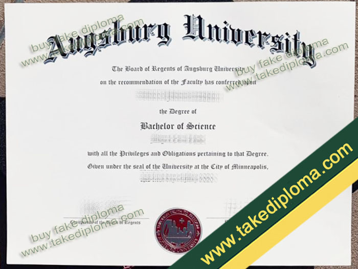 Augsburg University diploma, Augsburg University degree, Augsburg University certificate