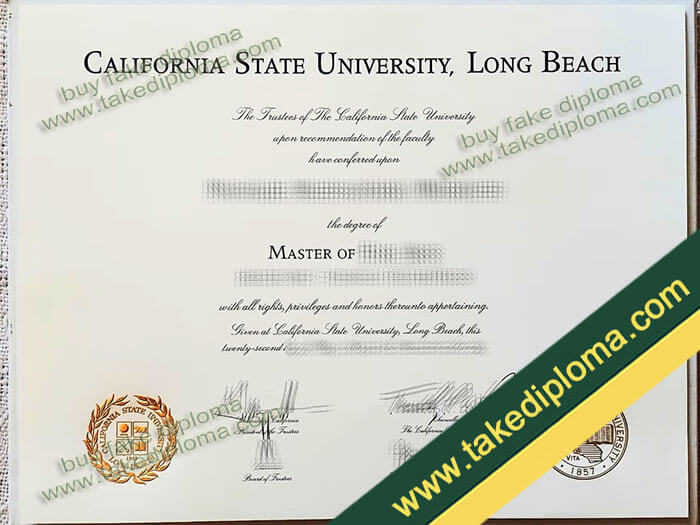 CSULB diploma sample CSULB diploma sample California State University, Long Beach (CSULB) Diploma Example