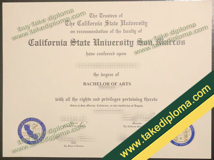California State University San Marcos diploma, California State University San Marcos fake degree, California State University San Marcos certificate