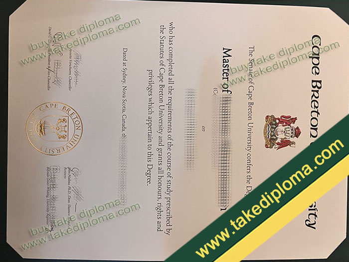 Cape Breton University diploma, Cape Breton University degree, Cape Breton University fake certificate