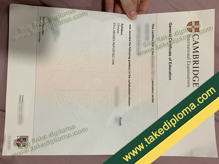GCE A Level fake diploma, GCE certificate, GCE diploma