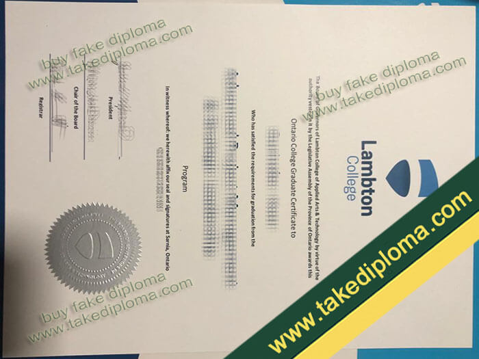 Lambton College diploma, Lambton College certificate, Lambton College degree