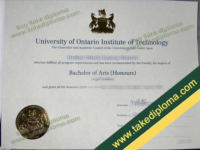 Ontario Tech University diploma, Ontario Tech University degree, Ontario Tech University transcript
