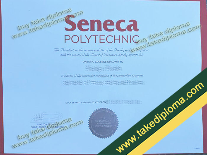 Seneca Polytechnic diploma, Seneca Polytechnic degree, Seneca Polytechnic certificate