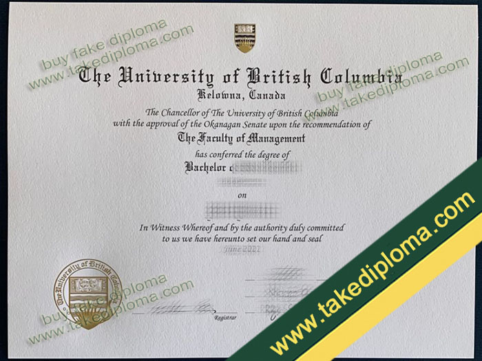 University of British Columbia diploma, University of British Columbia degree, University of British Columbia certificate