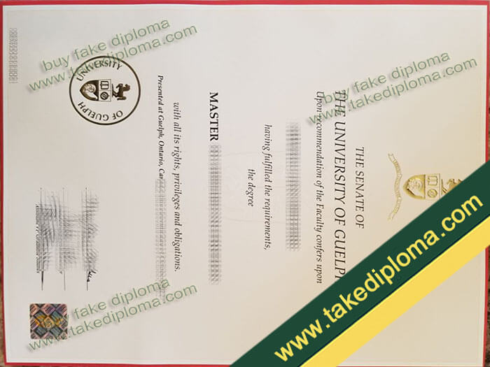 University of Guelph diploma, University of Guelph degree, University of Guelph certificate