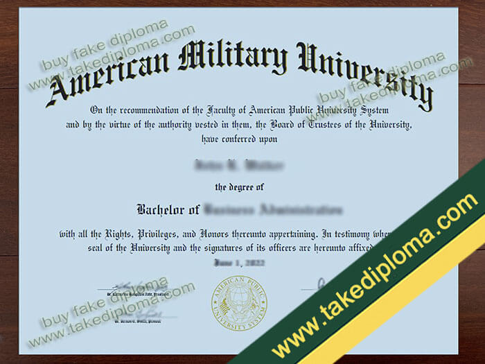 American Military University diploma,American Military University degree, American Military University certificate