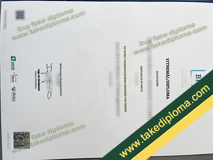 BI Norwegian Business School diploma, BI Norwegian Business School degree, BI Norwegian Business School certificate
