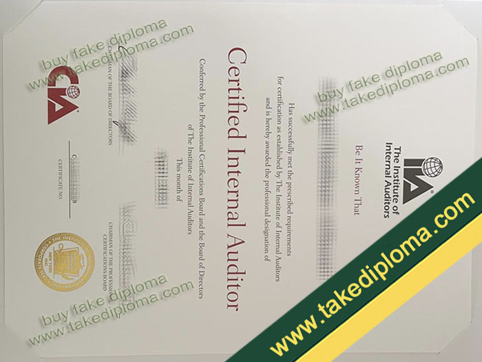 CIA diploma, CIA certificate