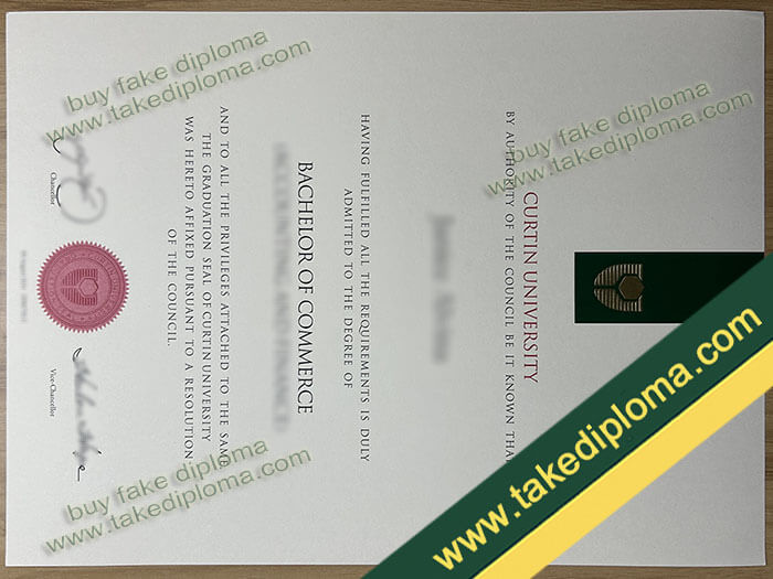 Curtin University diploma, Curtin University degree, Curtin University certificate