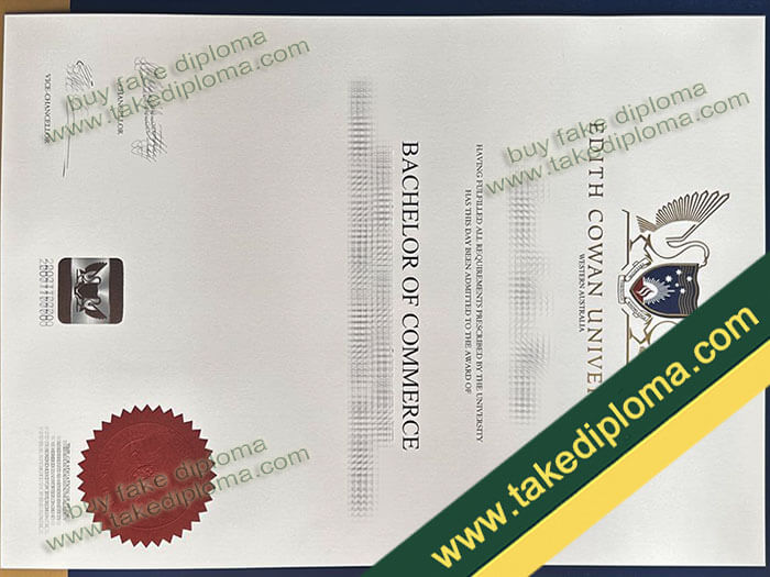 Edith Cowan University diploma, Edith Cowan University degree, Edith Cowan University certificate