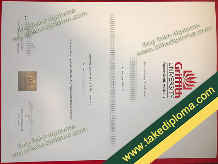 Griffith University diploma, Griffith University degree, Griffith University certificate
