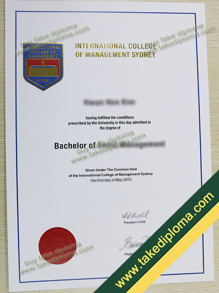 ICMS diploma sample ICMS diploma sample The International College of Management, Sydney (ICMS) Diploma Sample