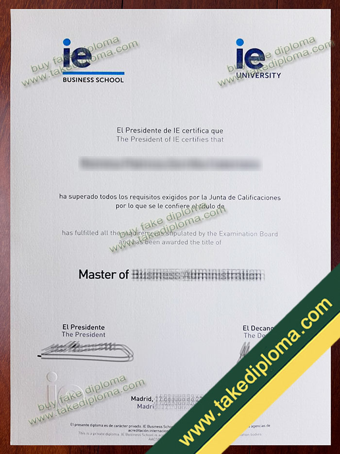IE Business School diploma sample IE Business School diploma sample What Does an IE Business School Diploma Look Like?