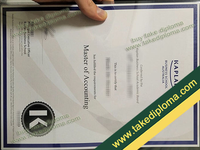 Kaplan Business School diploma, Kaplan Business School degree, Kaplan Business School certificate