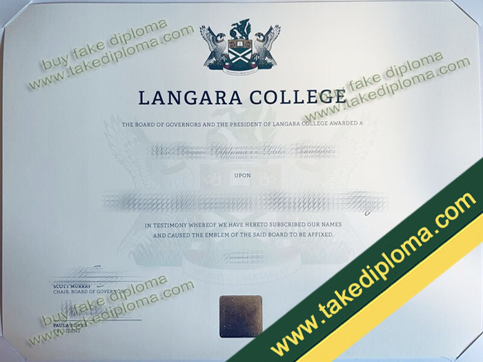Langara College diploma, Langara College certificate