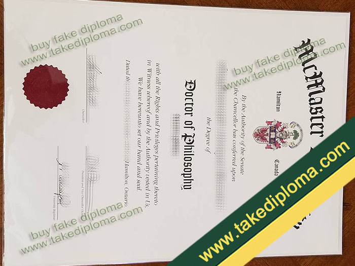 McMaster University diploma, McMaster University degree, McMaster University certificate