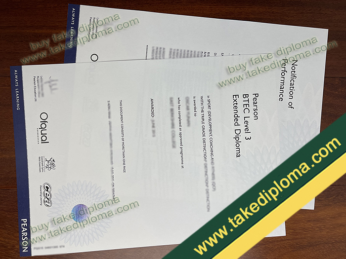 Pearson BTEC diploma, Pearson BTEC level 3 certificate