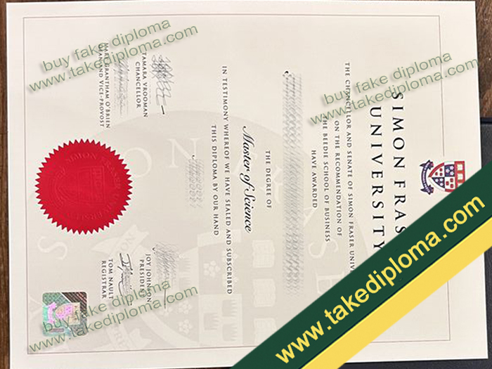SFU diploma, SFU degree, SFU certificate