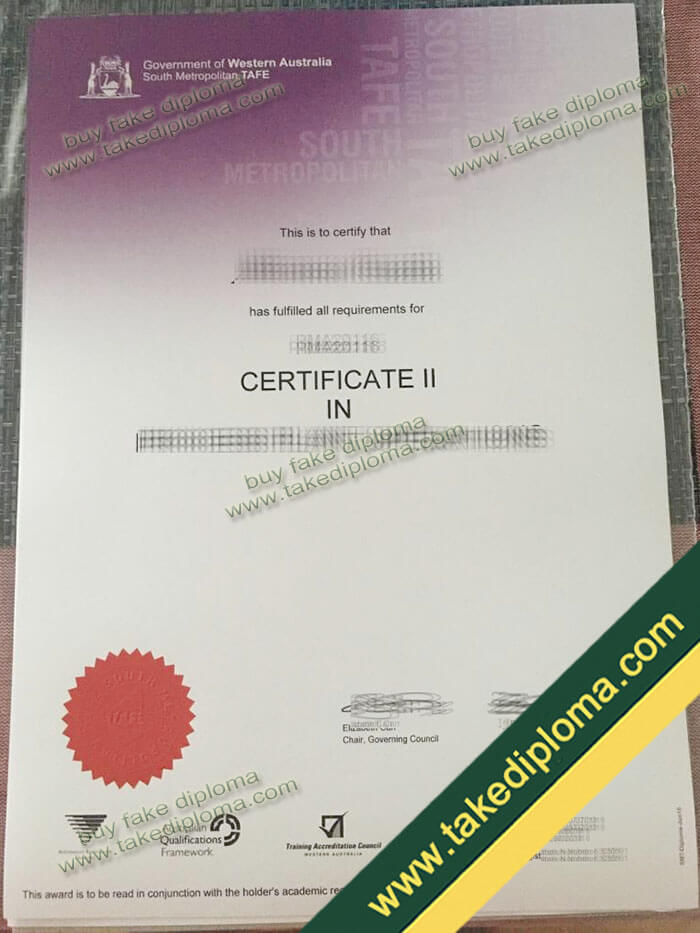 South Metropolitan TAFE diploma sample South Metropolitan TAFE diploma sample How to Obtain South Metropolitan TAFE Diploma Certificate?