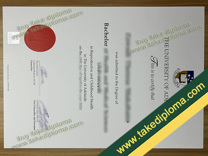 University of Adelaide diploma, University of Adelaide degree, University of Adelaide certificate