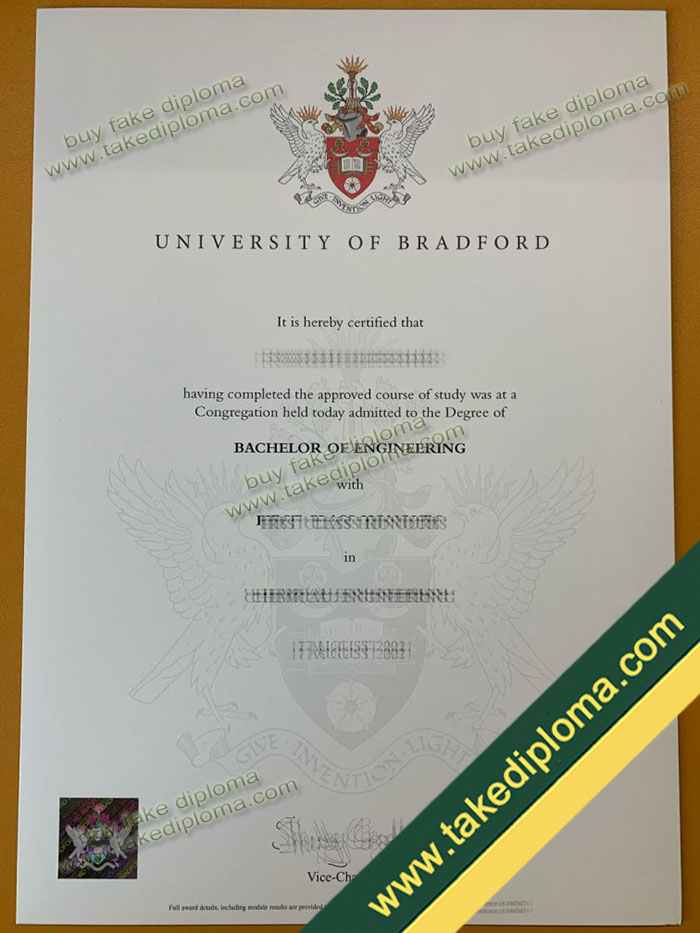 University of Bradford degree sample University of Bradford degree sample How Long to Obtain University of Bradford Diploma Degree?