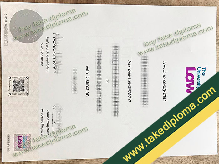 University of Law diploma, University of Law degree, University of Law certificate