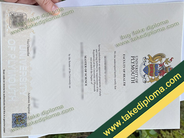 University of Plymouth diploma, University of Plymouth degree, University of Plymouth certificate
