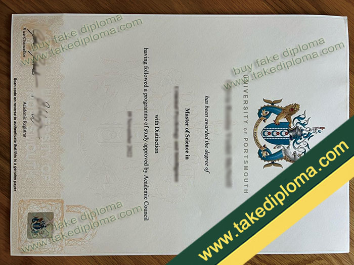 University of Portsmouth diploma, University of Portsmouth degree, University of Portsmouth certificate