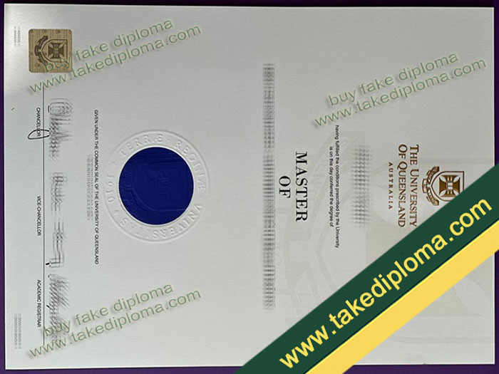 University of Queensland diploma, University of Queensland degree, University of Queensland certificate