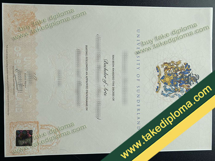 University of Sunderland diploma, University of Sunderland degree, University of Sunderland certificate
