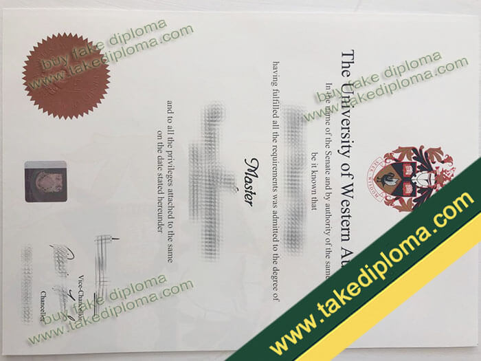 UWA diploma, UWA degree, UWA certificate