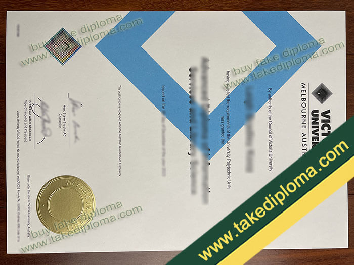 Victoria University diploma, Victoria University degree, Victoria University certificate