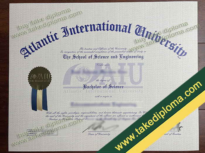 Atlantic International University diploma, Atlantic International University degree, Atlantic International University certificate