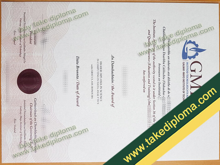 GMIT diploma, GMIT certificate