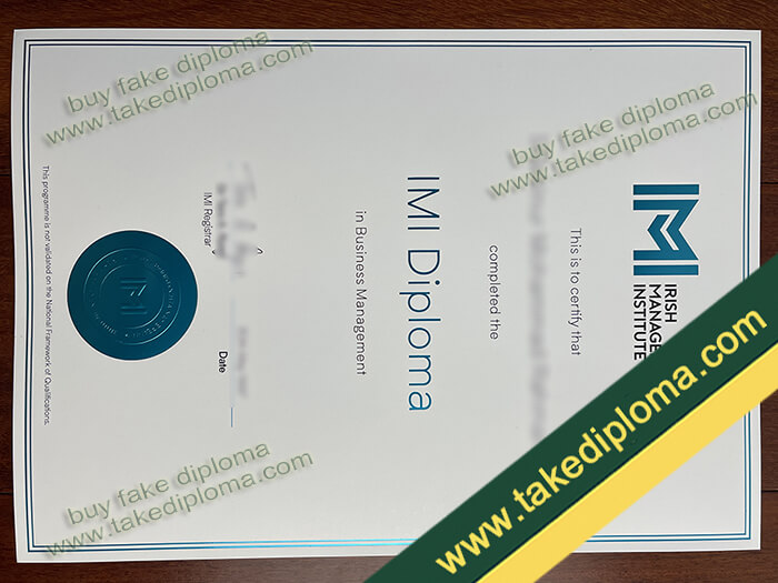Irish Management Institute diploma, Irish Management Institute certificate