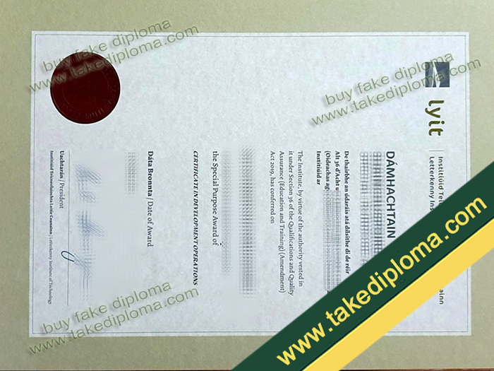 Letterkenny Institute of Technology diploma, Letterkenny Institute of Technology degree, Letterkenny Institute of Technology certificate