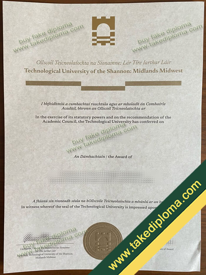 Technological University of the Shannon Midlands Midwest diploma Technological University of the Shannon Midlands Midwest diploma Technological University of the Shannon: Midlands Midwest Diploma Sample