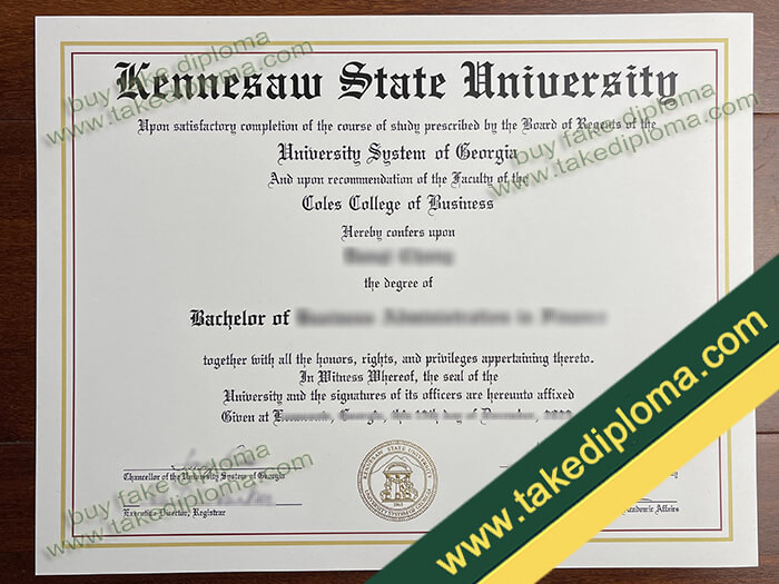 Kennesaw State University diploma sample Kennesaw State University diploma sample The Secret of Successful Order Kennesaw State University (KSU) Diploma