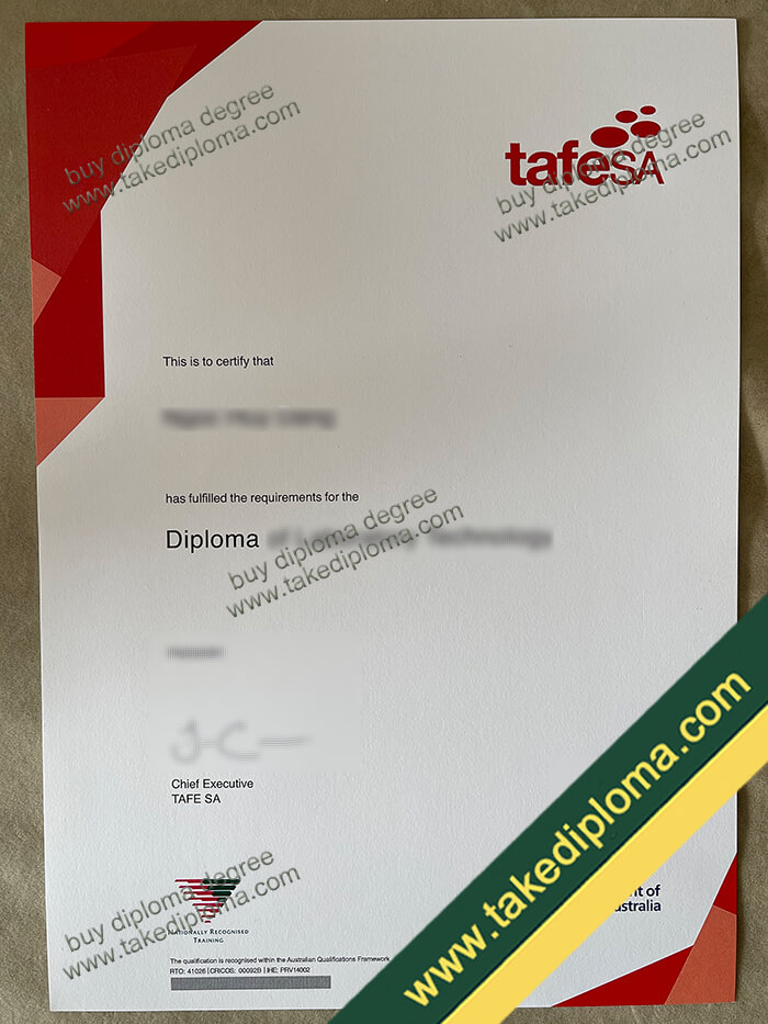 TAFE South Australia diploma sample TAFE South Australia diploma sample How to Obtain TAFE South Australia Diploma Certificate?